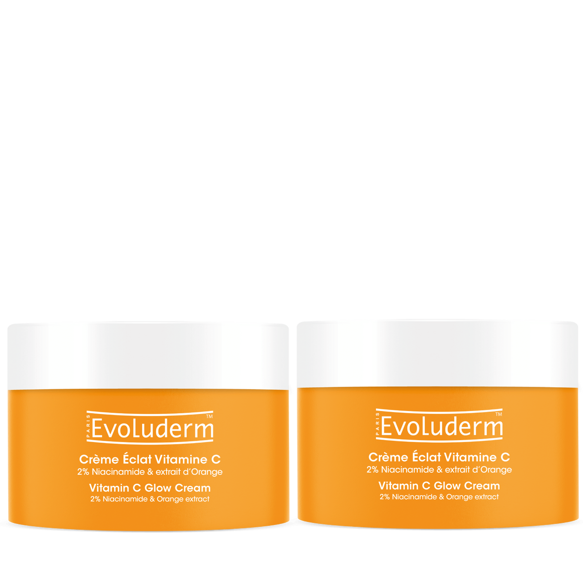 Lote de 2 cremas iluminadoras con vitamina C