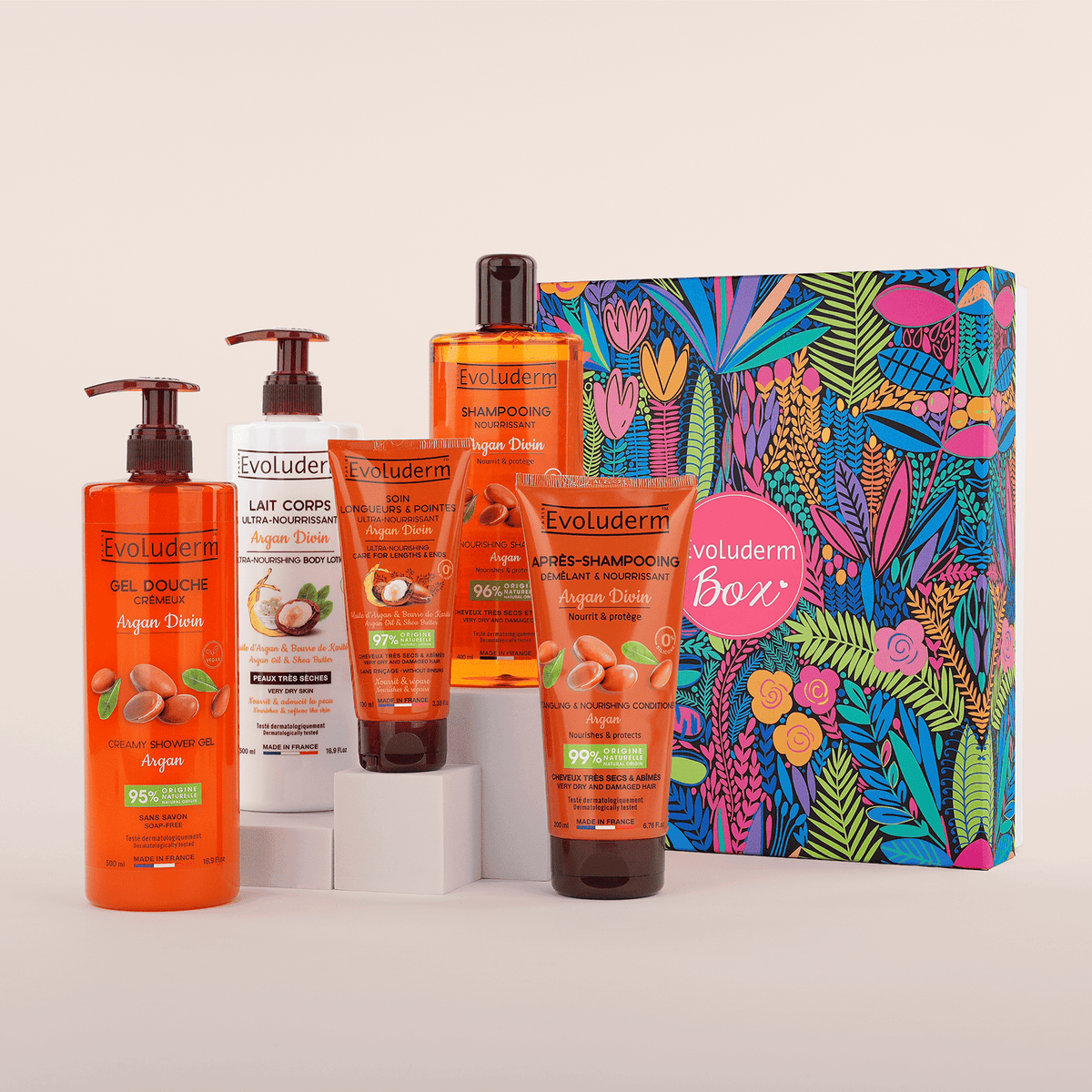 Set de hammam para cuerpo y cabello «Argan Divin»