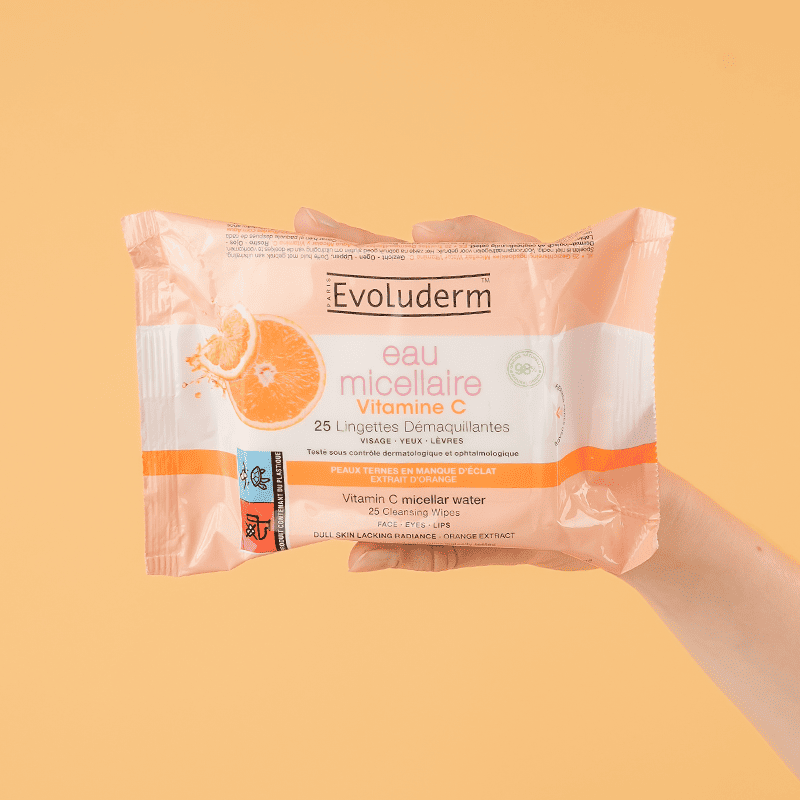 25 Vitamin C Micellar Water Makeup Remover Wipes