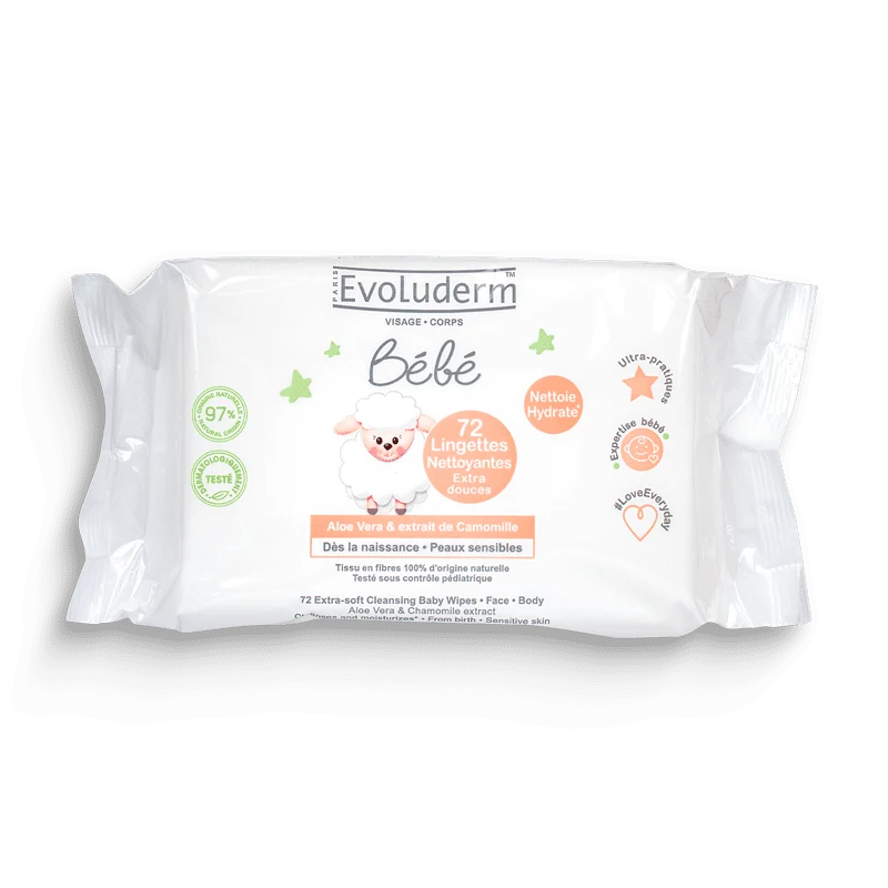 72 Extra-Soft Cleansing Baby Wipes (Baby Wipes)