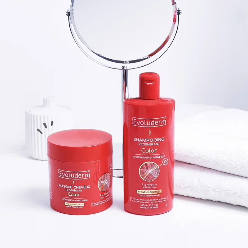 Champú regenerador para el cabello teñido
