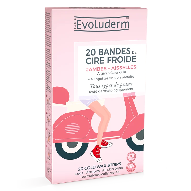20 Cold Wax Strips - Legs & Armpits