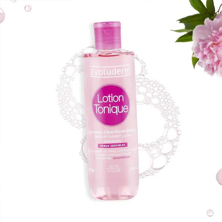 Loción tónica calmante para pieles sensibles