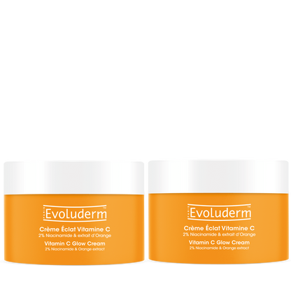 Lote de 2 cremas iluminadoras con vitamina C