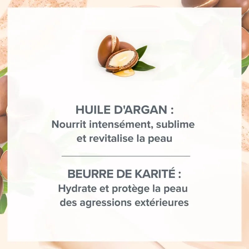 Lote de 3 leches corporales ultranutrientes Argan Divin