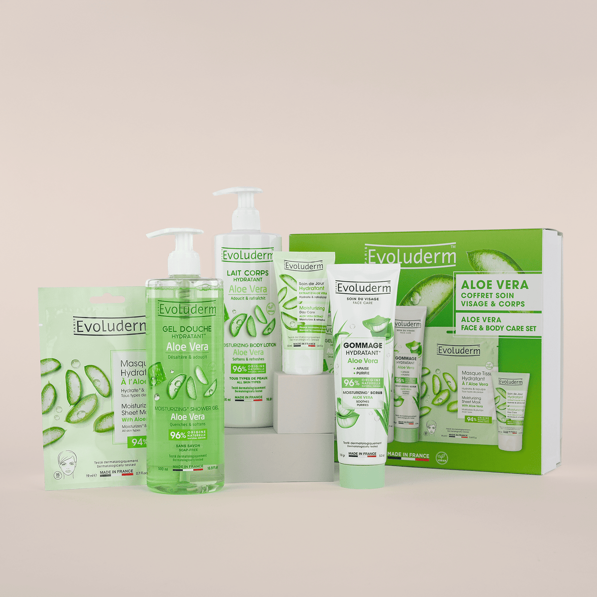 Coffret Soin Visage & Corps Aloe Vera