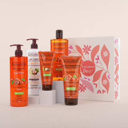 Set de hammam para cuerpo y cabello «Argan Divin»