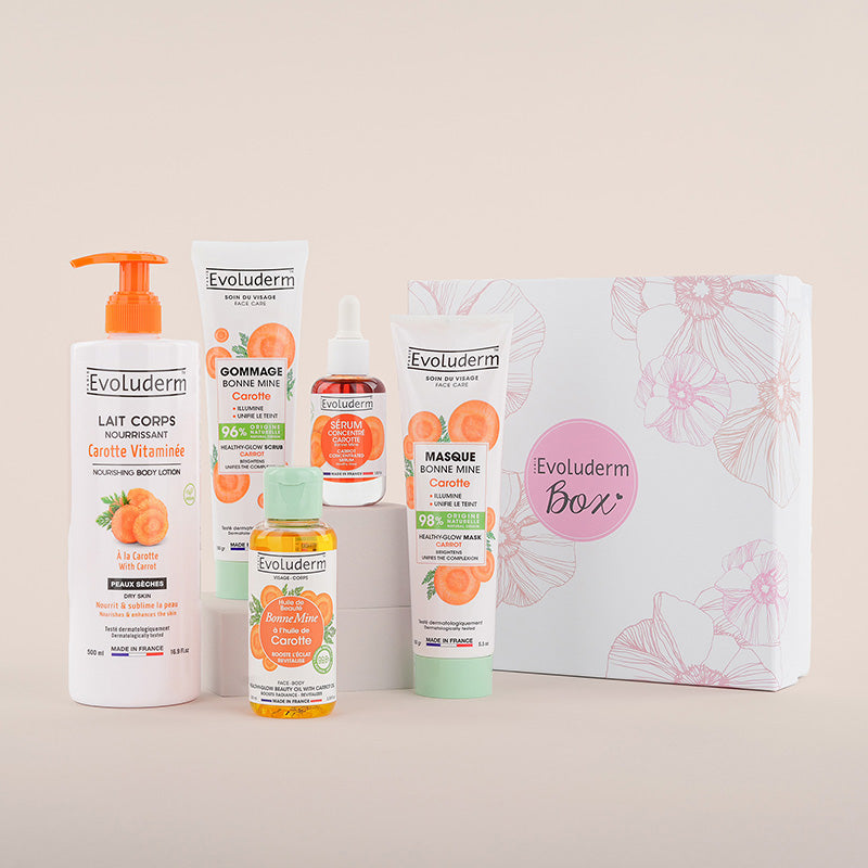 Set para el rostro y el cuerpo 100 % zanahoria
