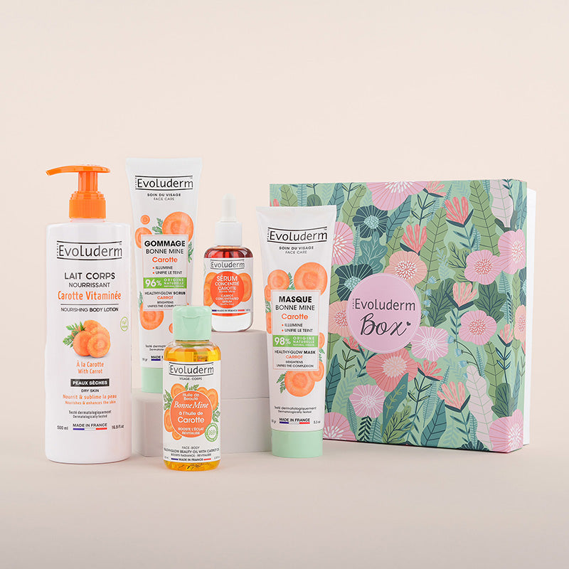 Set para el rostro y el cuerpo 100 % zanahoria