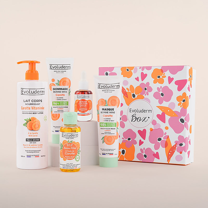 Set para el rostro y el cuerpo 100 % zanahoria
