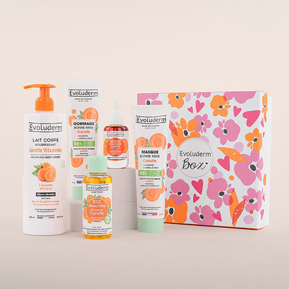 Set para el rostro y el cuerpo 100 % zanahoria