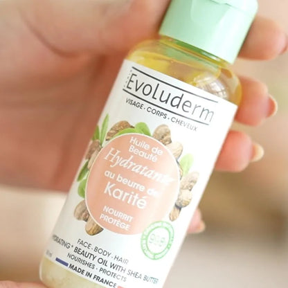Huile de Beauté Hydratante au beurre de Karité