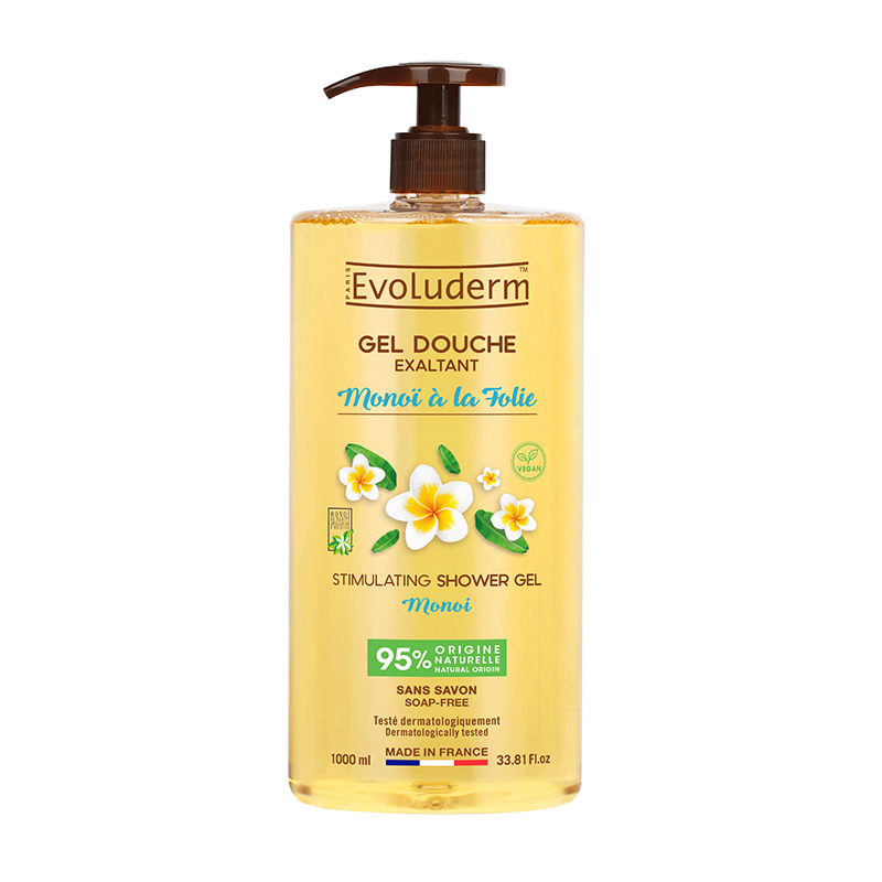 Gel de ducha estimulante «Monoï à la Folie»