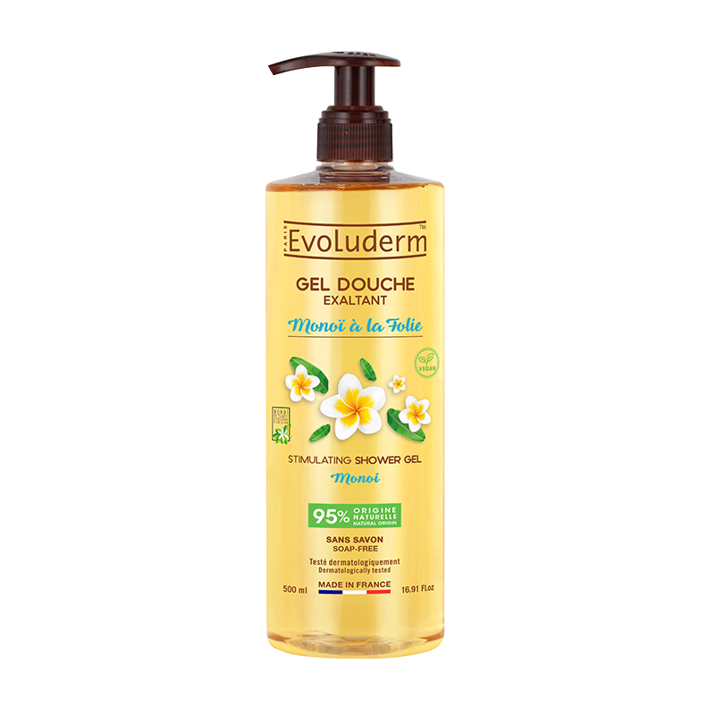Gel de ducha estimulante «Monoï à la Folie»