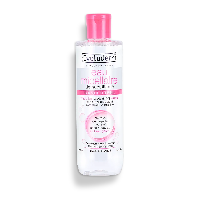 Eau Micellaire Démaquillante Peaux Sèches & Sensibles