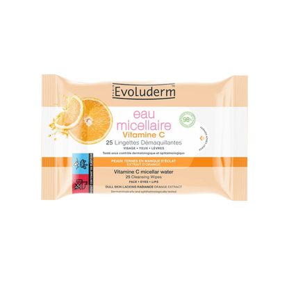 25 Vitamin C Micellar Water Makeup Remover Wipes