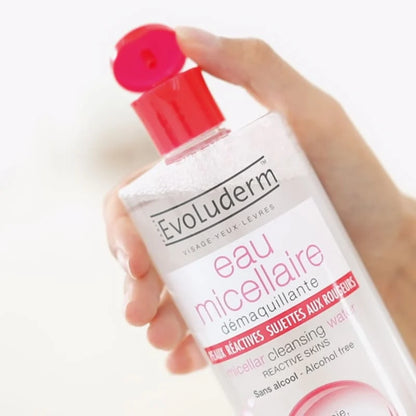 Agua micelar desmaquillante para pieles reactivas y propensas a las rojeces