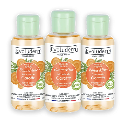 Set of 3 Healthy Glow Beauty Oils with Carrot Oil