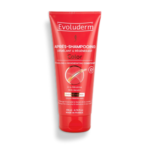 Acondicionador desenredante y regenerador para el cabello teñido