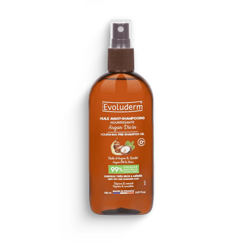 Aceite nutritivo para antes del champú «Argan Divin»