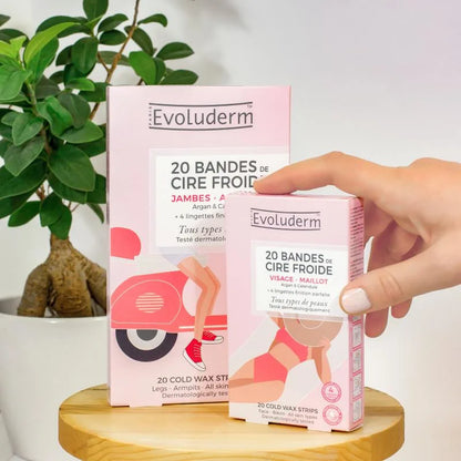 20 Cold Wax Strips - Legs & Armpits