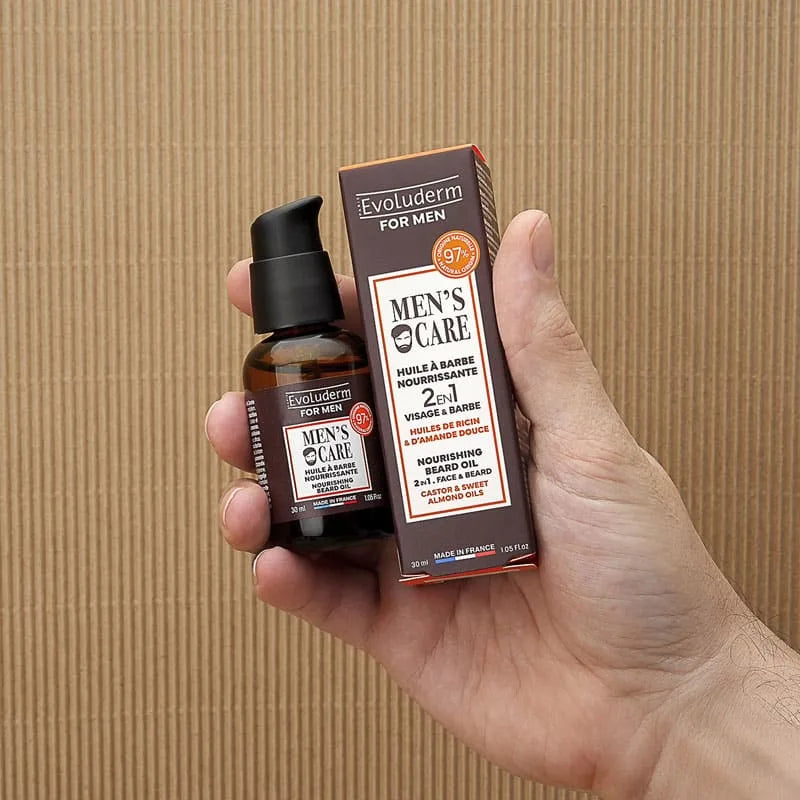 Aceite nutritivo para la barba para hombre