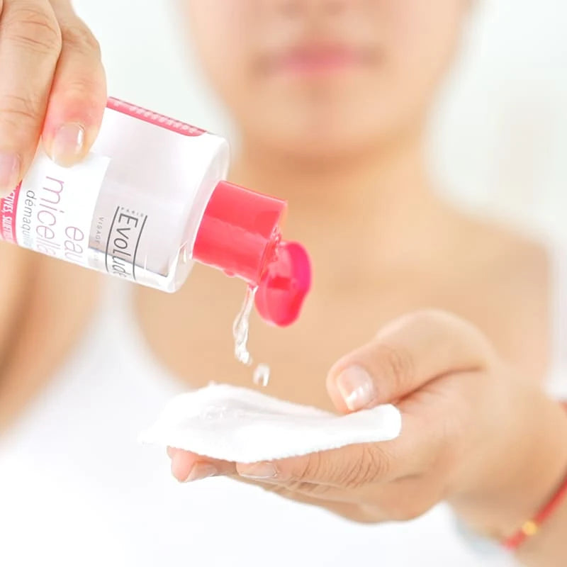 Agua micelar desmaquillante para pieles reactivas y propensas a las rojeces