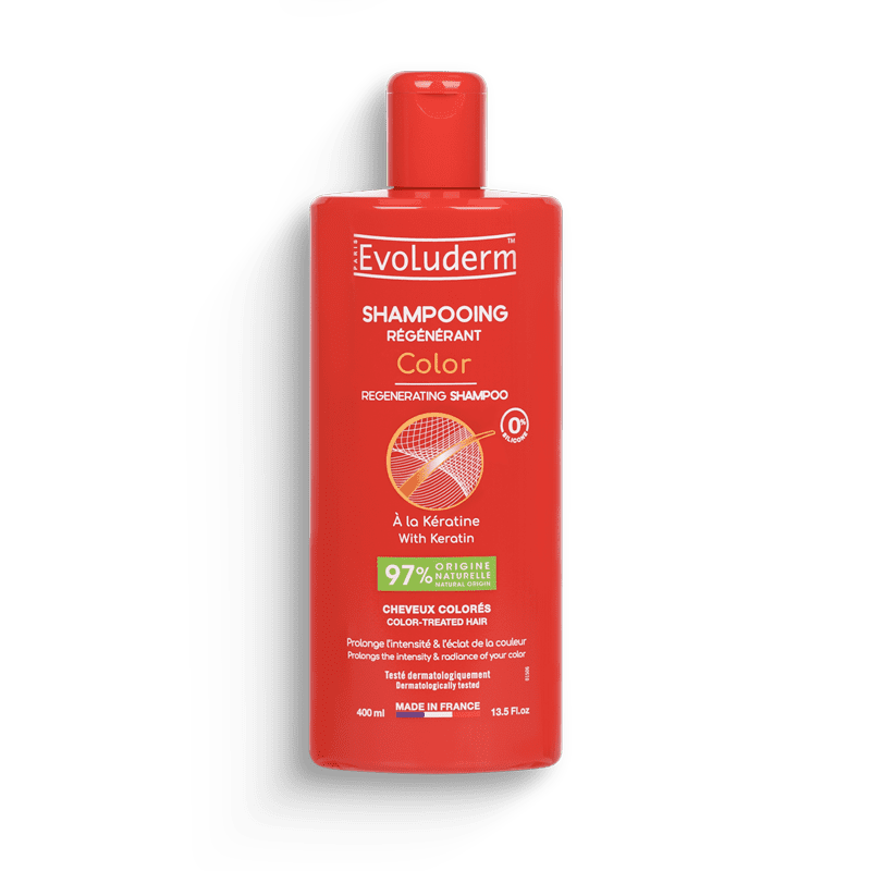 Champú regenerador para el cabello teñido